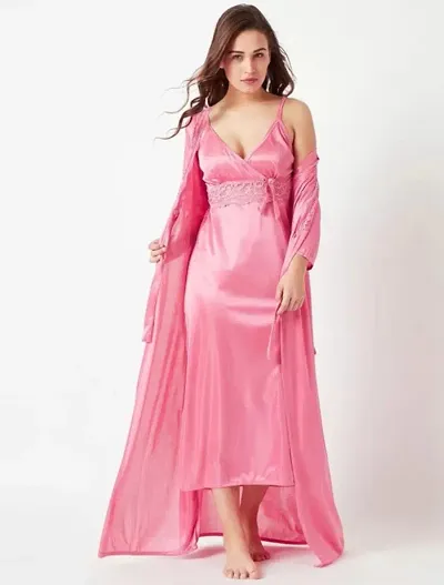 Must Have Satin Nighty Set Women's Nightwear 