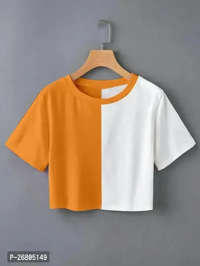 Classic Polyester Crop Top for Women