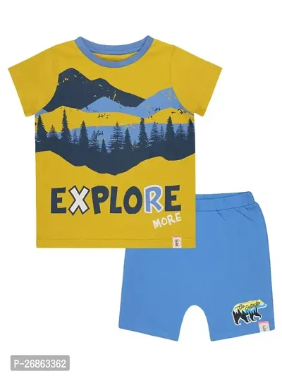 Stylist Cotton Printed Clothing Set For Baby Boys