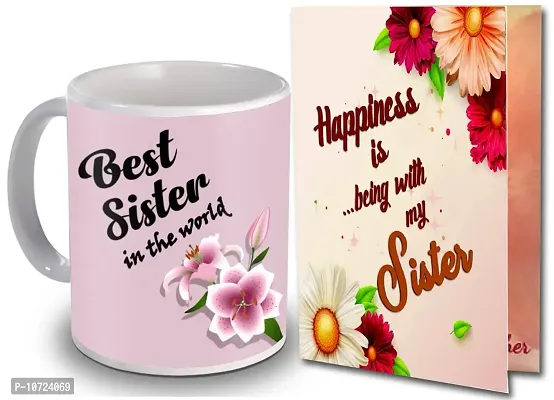 ME & YOU Gift for Sister | Return Rakhi Gift for Sister | Birthday Gift for Sister | Anniversary Gift for Sister | Rakshabandhan Gift for Sister IZ22DTSisterCDMU-14