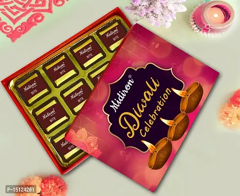 Midiron Diwali Handmade Chocolate Gifts Hamper |Diwali Celebration Gifts Combo| Diwali Chocolate Hamper with Greeting Card |Diwali Hamper for Friends, Relatives-thumb3