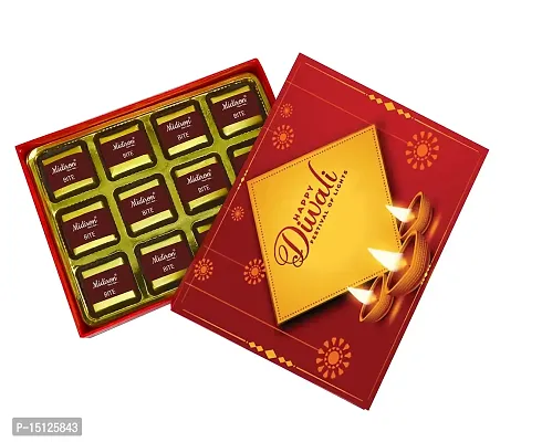 Midiron Chocolate Box Hamper For Diwali | Diwali Gift Combo |Festive Hamper Deepawali Gift Pack-Chocolate Box  Subh Deepawali Greeting Card  Tealight Scented Vanilla Fragrance Candle-thumb4