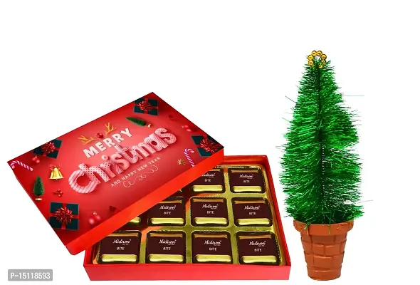 Midiron Chocolate Box |Chocolate Gifts For Christmas | Festival Gifts Box|Christmas Chocolate Box for Gifting |Handmade Chocolate Gifts Box with Miniature Christmas Small Tree-thumb0