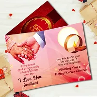 ME  YOU Karwachauth Gift Hamper for Love One, Wife, Girlfriend | Karwa Chauth Gifts Set, Gift Combo for Wife on Karwa Chauth with Coffee Mug, Artificial Rose and Greeting Card-thumb1