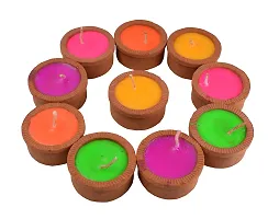 ME & YOU Diya for Home Decoration on Diwali & Special Occassions, Festive Diya for Decoration, Paraffin Wax Diya with Less Smoke| Pack of 10 Candles/Diya-thumb1