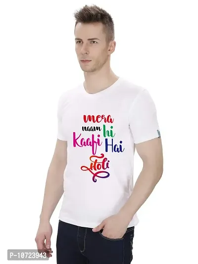 ME & YOU Men's Holi T-Shirt, Mera Name Hi Kafi Hai Printed, Holi T-Shirt for Men's, Holi T-Shirts