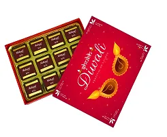 Midiron Diwali Chocolate Gift|Handmade Chocolates Combo Diwali Gift|Festive Diwali Hamper-Chocolate Box, Deepawali Greeting Card  Tealight Scented Jasmine Fragrance Candle-thumb3