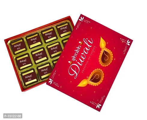 Midiron Diwali Chocolate Gift|Handmade Chocolates Combo Diwali Gift|Festive Diwali Hamper-Chocolate Box, Deepawali Greeting Card  Tealight Scented Jasmine Fragrance Candle-thumb4