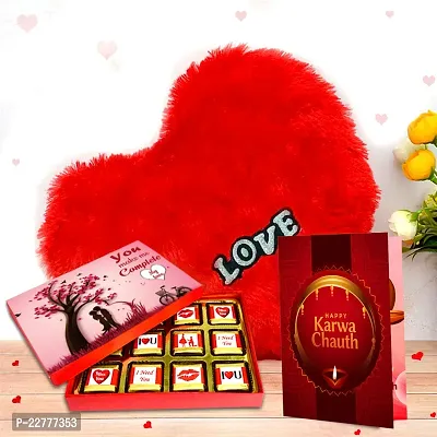 Midiron Romantic Karwa Chauth Gift for Wife, Girlfriend, Ladies, Special One |Unique Gift for Wife| Karwa Chauth Chocolate Gift Box, Greeting Card, Beautiful Printed Coffee Mug for Lovely Wife