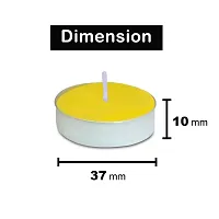 ME & YOU Beautiful Aromatic TeaLight Candle |Diwali Scented Candles|Fragrance Candle for Home Decoration | Scented Candle for Room D?cor-Vanilla Fragrance (Pack 10)-thumb3