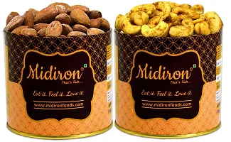 Midiron Dry Fruits Diwali Gift Combo|Healthy Diwali Gifts Hamper|Diwali Combo with Greeting Card, Chocolate Box, Rose Candle  Dry Fruits Box-thumb1