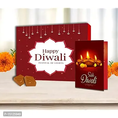 Midiron Diwali Handmade Chocolate Presents| Lovely Combo Diwali Gift| Special Diwali Hamper Pack with Chocolate Box  Shubh Deepawali Greeting Card