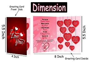 Midiron Handmade Romantic Gift Hamper|Valentines Love Gift for Couple |Gift for Wife/Girlfriend/Husband with Chocolate Tin Box, Red Teddy, Artificial Red Rose  Love Greeting Card-thumb1