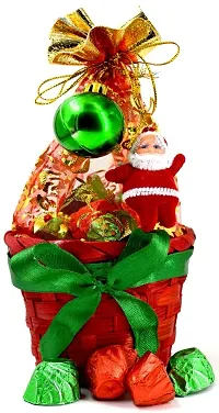 Midiron Festival Gifts Box Hamper| Merry Christmas Gift Combo| Chirstmas Gift Combo| New Year Gift Pack| Chirstmas Chocolate Basket, Santa Claus Cap  Printed Ceramic Coffee Mug-thumb2