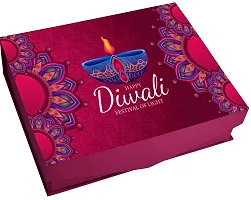 Midiron Beautiful Chocolate Gifts Hamper For Diwali |Diwali Combo Set | Handmade Chocolate Gift Hamper with Handmade Chocolate Box  Subh Deepawali Greeting Card-thumb2