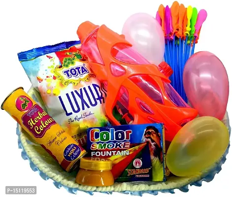 ME  YOU Holi Combo Set, Organic Gulal, Complete Pack of Holi Enjoyment, Water Balloon Pack IZ22HoliGiftHamper3-01