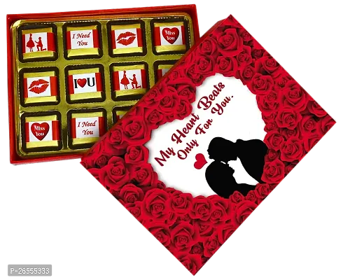 Midiron Love Combo Gift | Chocolate Gifts for Love | Valentines Romantic Combo | Chocolate Gifts | Rose Day, Promise Day Gift with Chocolate Bars, Artificial Red Rose  Pink Teddy-thumb5