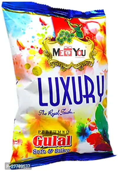 ME  YOU Luxury Gulal Pack 3 with Holi Greeting Card| Natural and Herbal Gulal| Holi Gulal| Soft  Silky Gulal Powder| Holi Color Powder| Holi Color Natural Holi Gulal Colour|Non Toxic Holi Color-thumb3