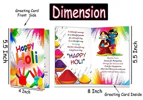 Water Color for Holi Festival 6 Piece, Gulal and Card-thumb1