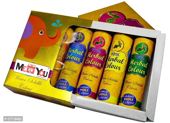 Water Color for Holi Festival 6 Piece, Gulal and Card-thumb3