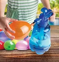 Holi Water Pump| Holi Water Balloon Pumping Station With 200 Water Balloons And Water Pump For Kids and Adults | Water Toy Gun | 200 Balloons with Water pump |Holi Water Pump (Pack Of 2)-thumb3