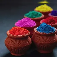 Organic Holi Gulal Colors| Natural and Herbal Gulal Powder |Gulal with Pure Chandan Tika |  Holi Colors| Holi Ke Rang| Holi Gulal Color Powder | Holi Gulal for Friends and Relatives-thumb4