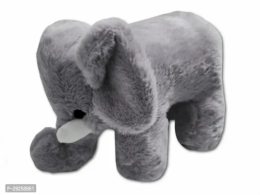 Elephant  Stuffed Animals Grey l Elephant Plushie Cuddly Pillow Gift for Kids-thumb3