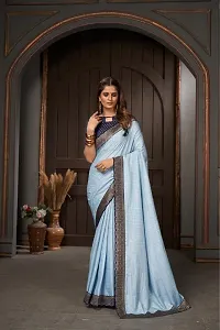 Beautiful Cotton Silk Saree with Blouse piece-thumb3