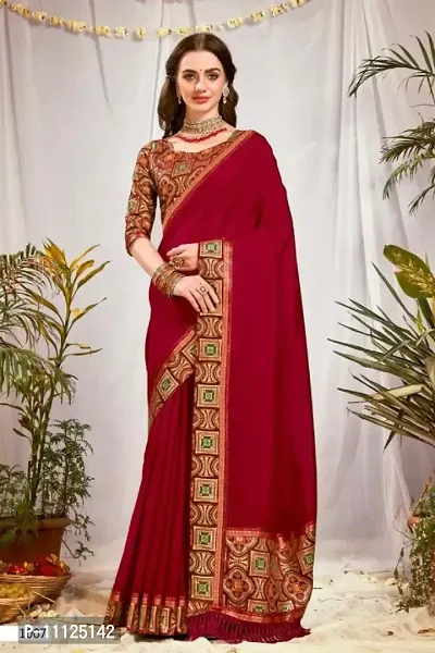 Classic Silk Cotton Lace Work Saree with Blouse piece