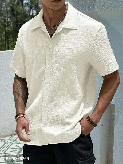 Stylish Polyester Casual Shirt for Men-thumb0