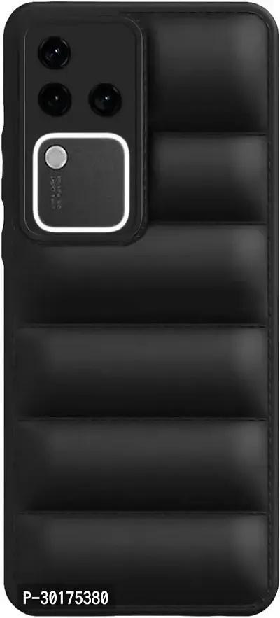 Wellchoice Back Cover for vivo V30 Pro 5G vivo V30 5G Black Grip Case Silicon Pack of 1-thumb4
