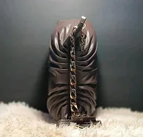 Stylish Brown Leatherette  Handbags For Women-thumb1