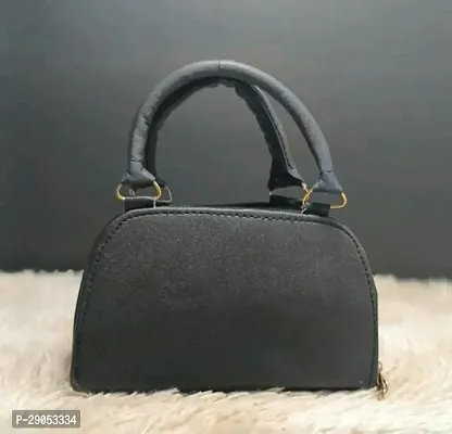 Stylish Black PU  Handbags For Women-thumb3