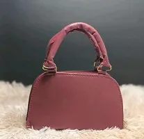 Stylish Brown PU  Handbags For Women-thumb2