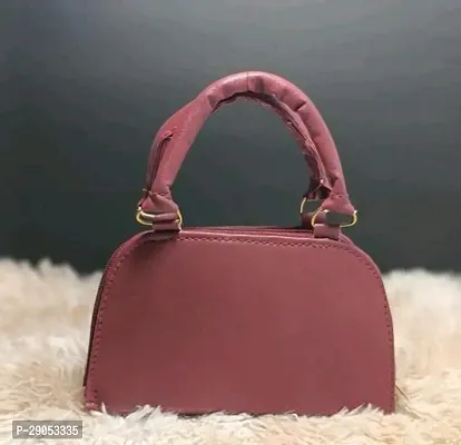 Stylish Brown PU  Handbags For Women-thumb3