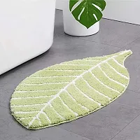 Laddu Overseas Soft Microfiber Leaf Design Anti Skid Bedside Runner for Bedroom Backing for Multi Purpose Home/Kitchen/Living Area Entrance mat Machine Washed(60x120 cms/2x4 feet) Pack of 1 Piece-thumb1