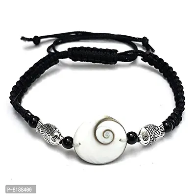 Eshopitude Zodiac Planet Ketu Black Macrame Thread Good Luck Adjustable Size Gomti Chakra Bracelet/Gift Bracelet/Vastu Feng Sui Reiki Healing Bracelet/Band/Rakhi/Suitable for All-thumb5