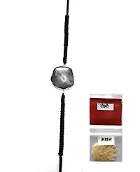 ESHOPITUDE Agate Healing Stone Macrame Thread Bracelet Rakhi Band For Your Friend Brother  Bhabhi-thumb4