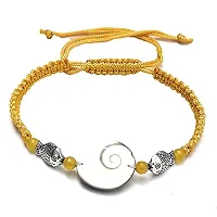 Eshopitude Zodiac Planet Guru Yellow Macrame Thread Good Luck Adjustable Size Gomti Chakra Bracelet/Gift Bracelet/Vastu Feng Sui Reiki Healing Bracelet/Band/Rakhi/Suitable for All-thumb4