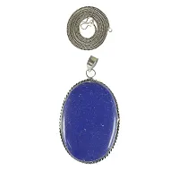 Eshopitude Reiki Vastu Crystal Healing Lapis Lazuli Gemstone Pendant With Chain for Women  Girls-thumb3