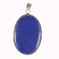 Eshopitude Reiki Vastu Crystal Healing Lapis Lazuli Gemstone Pendant With Chain for Women  Girls-thumb1