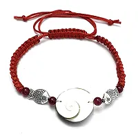 Eshopitude Zodiac Planet Surya Red Macrame Thread Good Luck Adjustable Size Gomti Chakra Bracelet/Gift Bracelet/Vastu Feng Sui Reiki Healing Bracelet/Band/Rakhi/Suitable for All-thumb4