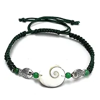 Eshopitude Zodiac Planet Budha Green Macrame Thread Good Luck Adjustable Size Gomti Chakra Bracelet/Gift Bracelet/Vastu Feng Sui Reiki Healing Bracelet/Band/Rakhi/Suitable for All-thumb4