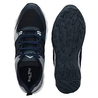 Runway Shoe Mens Navy Blue Comfortalbe Synthetic Mesh Lace Up Sports/Running/Walking/Gym/Joggin Shoe 9UK-thumb4