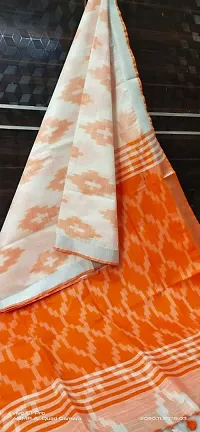 Attractive Cotton Printed Sarees With Blouse Piece