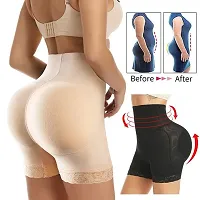 Women's Cotton Lycra 4-in-1 Blended High Waist Tummy Thigh Shapewear-thumb4