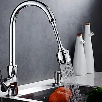 Rotatable Water Saving Faucet,2 Modes Adjustable Faucet Sprayer Head,Anti Splash Power Spray Tap and Bubbler Connector for Kitchen, Faucet Head And Nozzle -A-thumb2