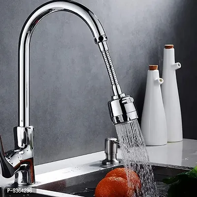 Rotatable Water Saving Faucet,2 Modes Adjustable Faucet Sprayer Head,Anti Splash Power Spray Tap and Bubbler Connector for Kitchen, Faucet Head And Nozzle -A-thumb3