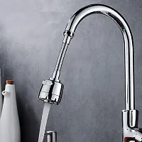 Rotatable Water Saving Faucet,2 Modes Adjustable Faucet Sprayer Head,Anti Splash Power Spray Tap and Bubbler Connector for Kitchen, Faucet Head And Nozzle -A-thumb3