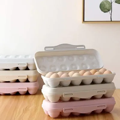 Totally Kitchen Plastic Egg Refrigerator Storage Container